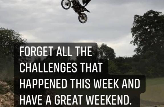Its the weekend. Hang out!
